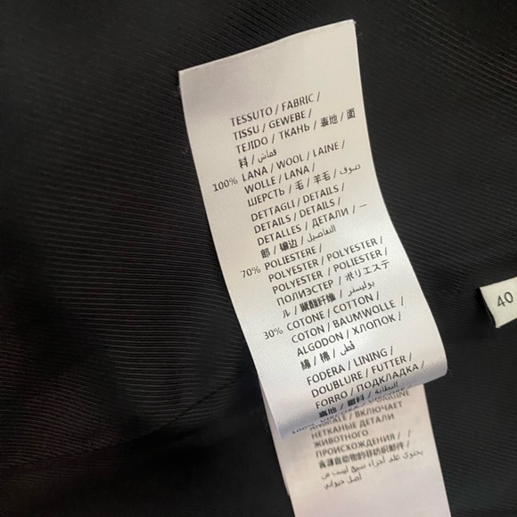 💯 Authentic Gucci Military Web Wool Double Breasted Black Coat - Picture 5 of 8